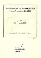 5eme Suite pour Basse de Viole et Basse Continue 