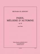Paris, Melodie D'Automne, Op. 69 