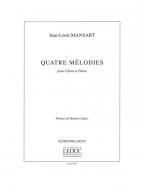 Quatre Melodies (Pour Voix Moyenne) (18'30') 