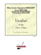 Vocalises, D'Apres Solfeggi, KV 393 Pour Hautbois ou Saxophone 
