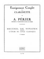 Recueil De Sonates Vol.1 Clarinette 