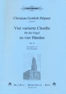 Vier variierte Choräle 