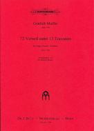 72 Versetl samt 12 Toccaten 