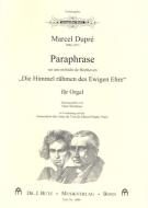 Paraphrase über 'Die Himmel rühmen' 