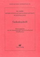 Gedenkschrift 50 Jahre IBGS 