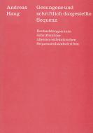 Gesungene und schriftlich dargestellte Sequenz 