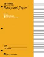 Standard Manuscript Paper (Yellow Cover) 