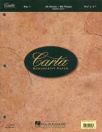 No. 1 - Carta Manuscript Paper 
