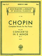 Piano Concerto Nr.1 in e Minor Op.11 