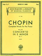 Piano Concerto Nr.1 in e Minor Op.11 