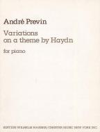 Variations on a theme by Haydn 