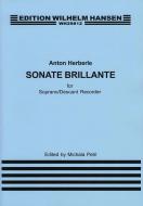Sonate Brillante For Solo Soprano/Descant Recorder 
