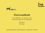 Universalheft für Quartette und Quintette 