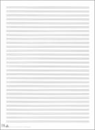 Notenpapier Siestrop 