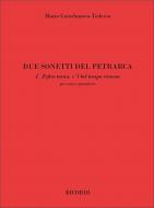 Due Sonetti Del Petrarca, per Canto e Pianoforte Z 