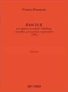Rasch II, per Quartetto Di Sassofoni, Vibrafono, M 