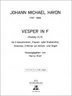 Vesper in F (Klafsky IV, 5) 