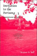 Invitation To The Partsong Book 3 