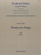 Twenty-Two Songs With Piano 