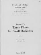 Three Pieces For Small Orchestra 