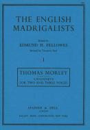 Canzonets To Two And Three Voices 