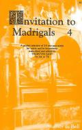 Invitation To Madrigals Book 4 