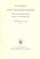 Zwei Passionslieder 