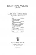 10 neue Volksliedsätze 5 