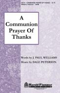 A Communion Prayer of Thanks 