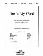 This Is My Word 