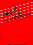 3 Baroque Pieces Piano Duet 