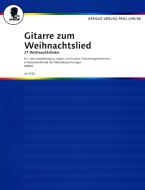 Gitarre zum Weihnachtslied 