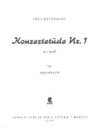 Konzert Etüde Nr. 1 c-Moll 