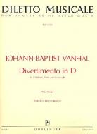 Divertimento in D für 2 Violinen, Viola und Violoncello 