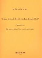 Choralsonate über 'Herr Jesu Christ, du höchstes Gut' 