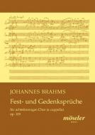 Fest- und Gedenksprüche op. 109 