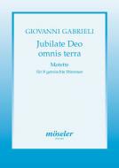 Jubilate Deo omnis terra GWV 136 