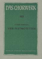 Vier Festmotetten Standard