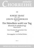 Ein Stündlein wohl vor Tag op. 45,6 Standard