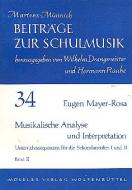 Musikalische Analyse und Interpretation 2 