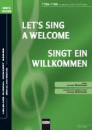 Let's Sing A Welcome / Singt ein Willkommen (TTBB-TTBB) 