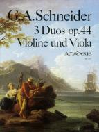 3 Duos op. 44 für Violine und Viola 