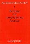 Beiträge zur musikalischen Analyse 