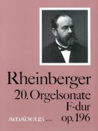 20. Orgelsonate in F-dur op. 196 