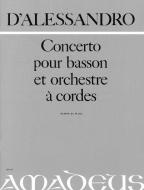 Concerto pour basson et orchestre a cordes op. 75 