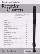 Recorder From The Beginning: Recorder Quartets 