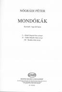 Mondókák gyermek- vagy nöi karra 