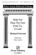 Hide Not Thou Thy Face 