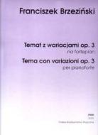 Tema Con Variazioni Op.3 
