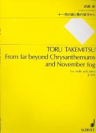 From far beyond Chrysanthemums and November fog 